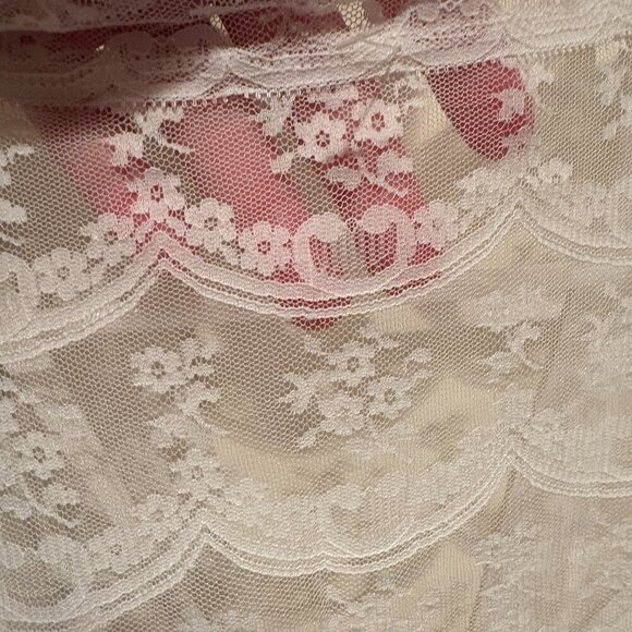 Vintage Ilise Stevens Peignoir Set | Size S | Made in USA Romantic Coquette - Picture 8 of 16